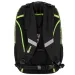 Spirit: Zaino scolastico arrotondato verde-nero, zaino 46x32x19cm