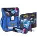 Spirit: Zaino scolastico con motivo spaziale, set da 4 pezzi
