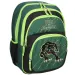 Spirit: Zaino scolastico ergonomico arrotondato verde con motivo a pantera