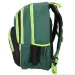 Spirit: Zaino scolastico ergonomico arrotondato verde con motivo a pantera