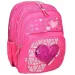 Spirit: Zaino scolastico ergonomico con motivo di cuoricini rosa con paillettes