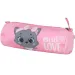 Spirit: Zaino scolastico grigio con gatto, set da 5 pezzi 38x17x28cm