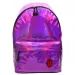 Spirit: Zaino scolastico in metallo viola, zaino 43x31x19cm
