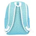Spirit: Zaino scolastico ultraleggero in mesh con motivo blu, 43x28x13cm