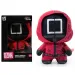 Squid Game DZNR Maschera manager peluche figura Join the Game edizione 18cm