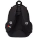 St.Right Black zaino ergonomico per la scuola, zaino BP73 46x31x20cm