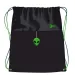 St.Right Green Power Alien sacca per la ginnastica, sacca sportiva 43x34cm