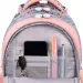 St.Right My Little Friends Grey York zaino scolastico a quattro scomparti, 40x28x18 cm