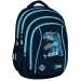St.Right Zaino scolastico ergonomico blu con T-Rex, modello BP26, 39x27x17 cm