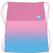 St.Right sacca sportiva rosa-azzurra sfumata, 34x43 cm