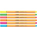 Stabilo: Set di penne fineliner Point 88 con colori neon, confezione da 6 pezzi