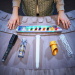 Star Wars Power Crystal spada laser con cristallo di energia - Hasbro