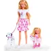 Steffi Love bambola dolce passeggiata con il cane - Simba Toys
