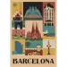 Stile nella città Barcellona puzzle da 1000 pezzi - Clementoni