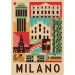 Stile nella città Milano puzzle da 1000 pezzi - Clementoni