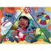 Stitch 2 in 1 maxi puzzle da 150 pezzi e album da colorare 70x50 cm - Lisciani