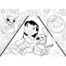 Stitch 2 in 1 maxi puzzle da 150 pezzi e album da colorare 70x50 cm - Lisciani