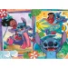 Stitch 2 in 1 puzzle ecologico da 60 pezzi e libro da colorare 70x50 cm - Lisciani