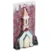 Stop &amp; Look: Tempio di carta natalizio con luce 17x5x30cm