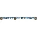 Striscione per festa di compleanno "Buon Compleanno" a tema avventura spaziale