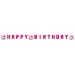 Striscione per festa di compleanno con la scritta "Happy Birthday" di Hello Kitty