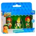 Stumble Guys confezione da 3 mini figure assortite, serie 3, 1 pezzo