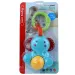 Sun Baby: Elefante allegro sonaglio per bambini senza BPA, con sfera rotante