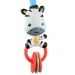 Sun Baby: Sonaglio per bambini a forma di zebra allegra, privo di BPA