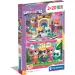 Super Kitties 2x20 pezzi Supercolor puzzle - Clementoni
