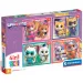 SuperGatti 4 in 1 puzzle da 12, 16, 20 e 24 pezzi - Clementoni