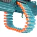 SuperShoot: Mitragliatrice elettronica M249 spara-spugne con proiettili e batteria 81cm