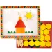 Tabella magnetica colorata per lo sviluppo delle abilità con elementi in legno - Melissa &amp; Doug