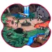 Tappeto da gioco e scatola di immagazzinaggio 2 in 1 con dinosauri