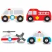Tappeto da gioco emergenza cittadina con 4 veicoli - Melissa &amp; Doug