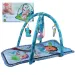 Tappeto per bambini con animali allegri, con mordicchiatore e musica, 77x43 cm