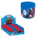 Temperino a due fori con contenitore in plastica degli Avengers con motivo di Capitan America