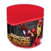 Temperino a due fori con contenitore in plastica degli Avengers con motivo di Iron Man