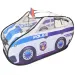 Tenda da gioco a forma di auto della polizia con finestre a rete 99x50x50cm