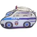 Tenda da gioco a forma di auto della polizia con finestre a rete 99x50x50cm