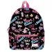 Tesoro: Zaino mini nero-rosa Girl Power