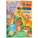 The Littlies: Libro da colorare con animali, 24 pagine con 50 adesivi, formato A4