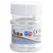 The Littlies: Polvere di glitter bianco in barattolo 113g