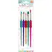 The Littlies: Set di 5 pennelli in plastica color pastello