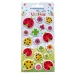 The Littlies: Set di adesivi 3D a rilievo con motivo coccinella su foglio da 10x22 cm