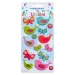 The Littlies: Set di adesivi 3D gonfi con uccelli su foglio da 10x22 cm