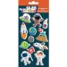 The Littlies: Set di adesivi 3D soffici Spazio 10x22cm
