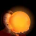 Tiny Glowzilla Wubble palla di bolle al neon luminosa arancione 30 cm