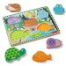 Tocca e senti - Puzzle tattile in legno: animali della foresta - Melissa &amp; Doug