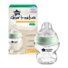 Tommee Tippee: Biberon in vetro trasparente Closer To Nature 150ml (0 mesi+)