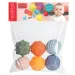 Touchball: Set di 6 palline per lo sviluppo del tatto in colori pastello